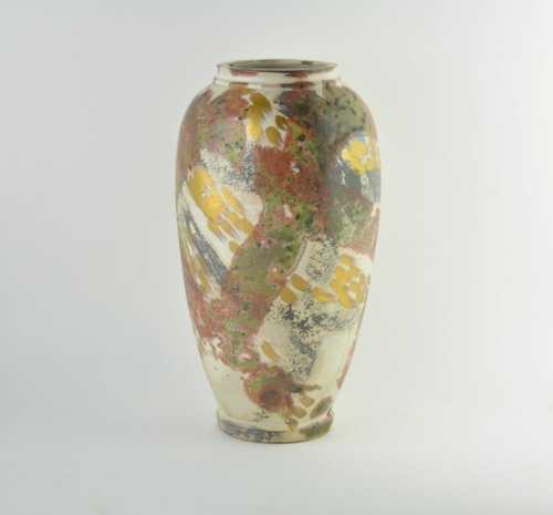 Roy Olivier, Vase, décor à l'or