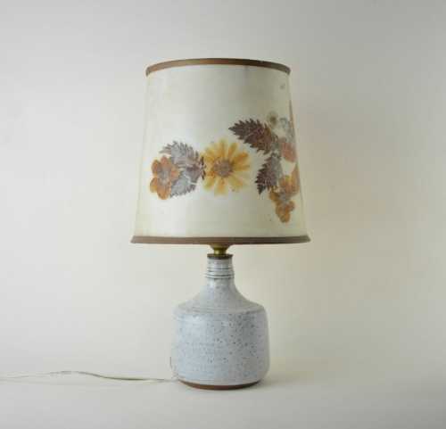 Collet Roger, Lampe, abat-jour d'époque