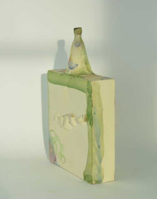 Portanier Gilbert, Petit vase cubique de 1986 – Image 2