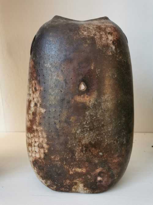Vase en grès de Loul Combres circa 1990