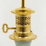 Lampe en porcelaine céladon et bronze doré, circa 1880 – Image 6