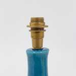 Pol Chambost, Paire de petites lampes en céramique et bronze doré, XXème siècle – Image 7