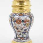 Grande lampe en porcelaine Imari et bronze doré, circa 1880 – Image 8