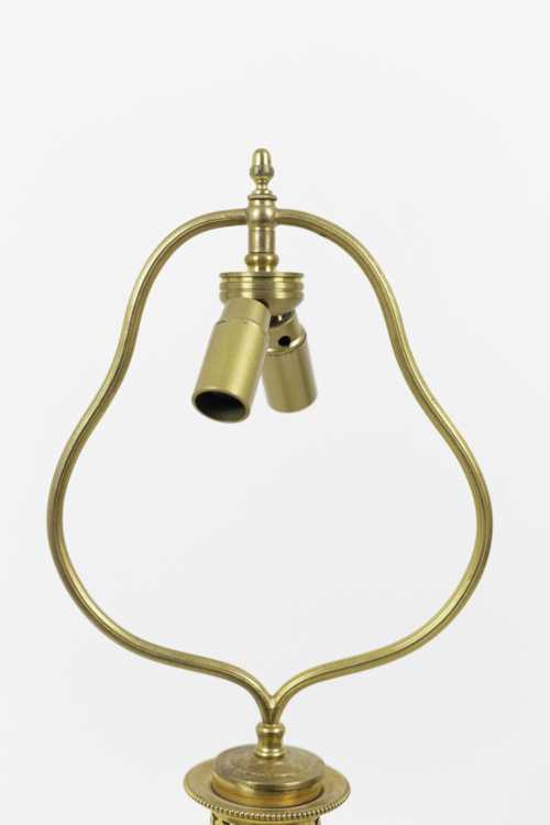 Lampe en faïence de Satsuma et bronze doré, circa 1880 – Image 8