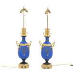 Paire de lampes en porcelaine style néoclassique, époque Napoléon III – Image 4