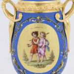 Paire de lampes en porcelaine style néoclassique, époque Napoléon III – Image 7
