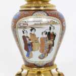 Lampe en porcelaine de Samson et bronze doré, circa 1880 – Image 3