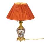Lampe en porcelaine de Samson et bronze doré, circa 1880