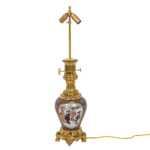 Lampe en porcelaine de Samson et bronze doré, circa 1880 – Image 2