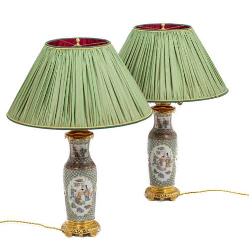 Paire de lampe, vu d'ensemble