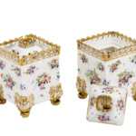 Paire de pots couverts en porcelaine de Paris, XIXe siècle – Image 4