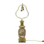 Lampe en faïence de Satsuma et bronze doré, circa 1880 – Image 6