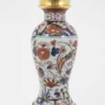 Grande lampe en porcelaine Imari et bronze doré, circa 1880 – Image 9