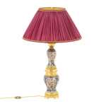 Grande lampe en porcelaine Imari et bronze doré, circa 1880
