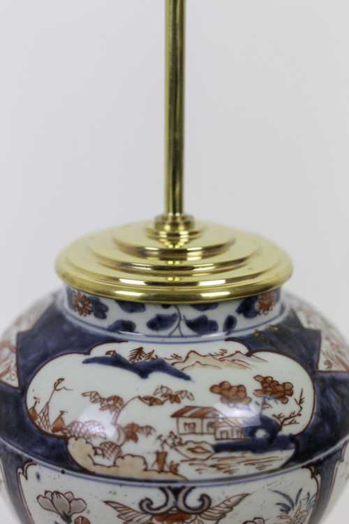 lampe porcelaine imari bronze doré top