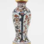 Grande lampe en porcelaine Imari et bronze doré, circa 1880 – Image 3