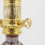 Grande lampe en porcelaine Imari et bronze doré, circa 1880 – Image 5