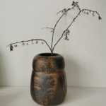 Vase en grès brut de la Borne de Laurence Blasco Mauriaucourt