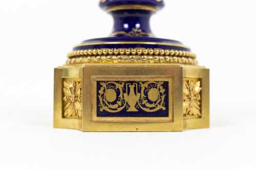 Lampe en porcelaine de Sèvres, circa 1880 – Image 12
