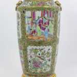 Grande lampe en porcelaine de Canton, circa 1880 – Image 4
