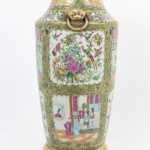 Grande lampe en porcelaine de Canton, circa 1880 – Image 5