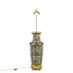 Grande lampe en porcelaine de Canton, circa 1880 – Image 2