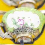 Service à thé en porcelaine céladon et métal argenté, années 1920 – Image 5
