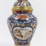 Paire de lampes Imari - col