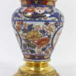 Paire de lampes Imari - col et monture