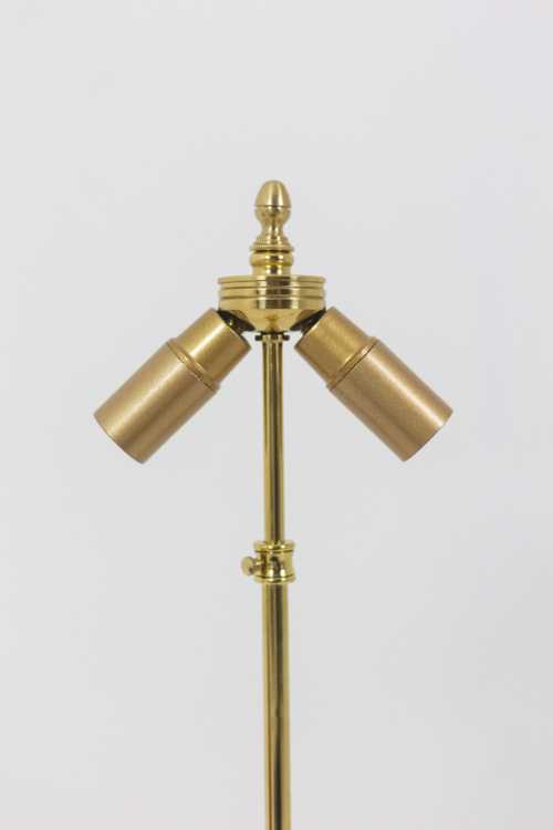Lampe en porcelaine de Chine et bronze doré, circa 1880 – Image 9