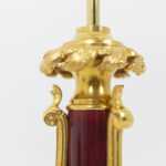 Lampe en porcelaine de Chine et bronze doré, circa 1880 – Image 6