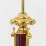 Lampe en porcelaine de Chine et bronze doré, circa 1880 – Image 7
