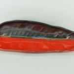 Cerenne, Grande feuille rouge et noire