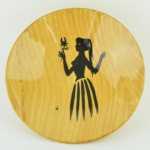 Granjean-Jourdan, Coupe faux-bois, à décor de Sylvette