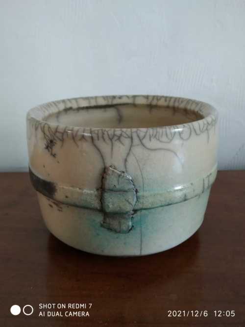 Eric Astoul, pot en raku