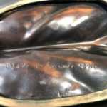 Pol Chambost grand plat à l'émail nacré circa 1950 – Image 6