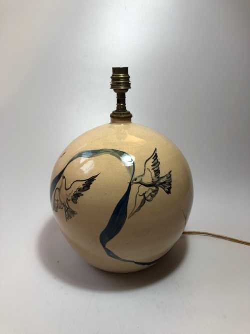 MADOURA Suzanne Ramié grande lampe Vallauris circa 1950 – Image 2