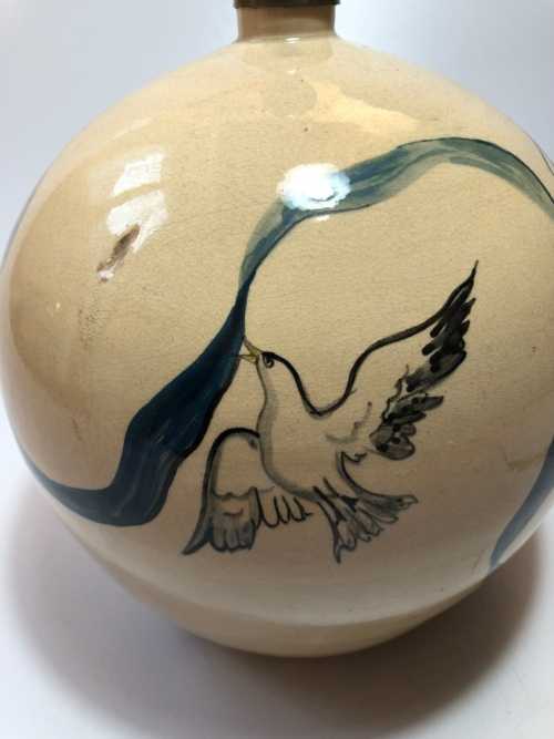 MADOURA Suzanne Ramié grande lampe Vallauris circa 1950 – Image 3