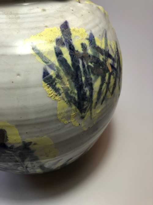 Michel Lanos grand vase boule dans l'esprit de COBRA – Image 4