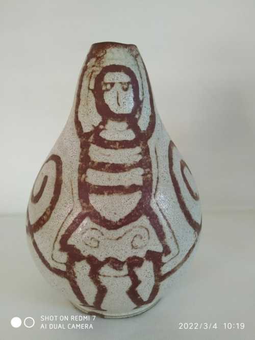 Accolay vase au décor primitif – Image 6
