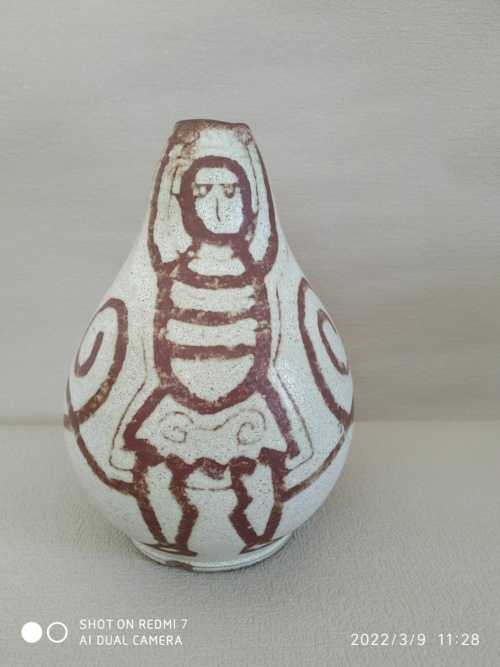 Accolay vase au décor primitif – Image 10