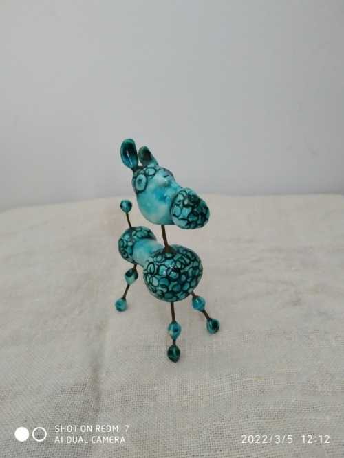 Accolay caniche en fil de fer – Image 10