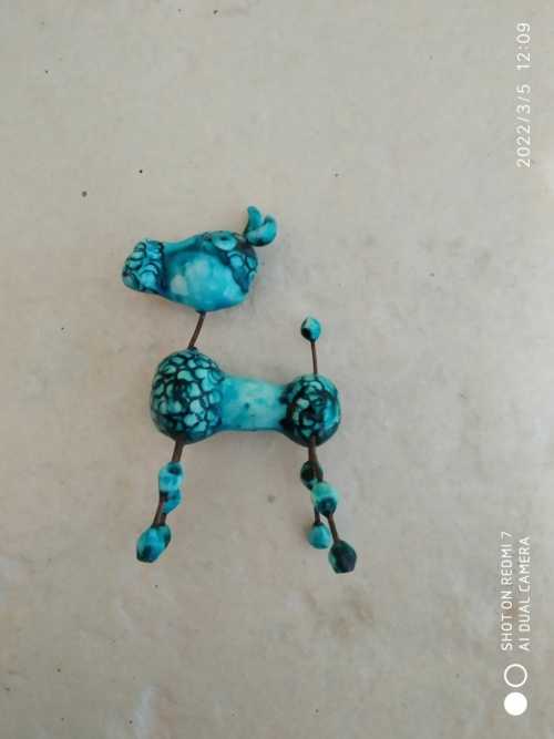Accolay caniche en fil de fer – Image 4