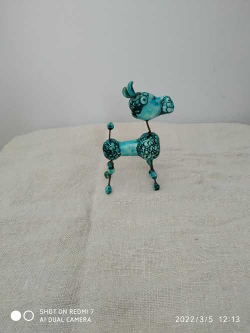 Accolay caniche en fil de fer – Image 2
