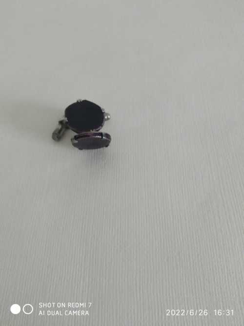 boutons de manchette , céramique violette – Image 3