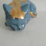 Fornasetti , chat turquoise et or, modèle original – Image 5