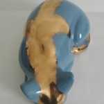 Fornasetti , chat turquoise et or, modèle original – Image 2