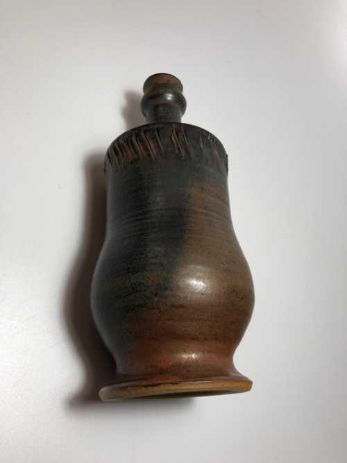 Daniel de Montmollin à Taizé vase bouteille grès – Image 3