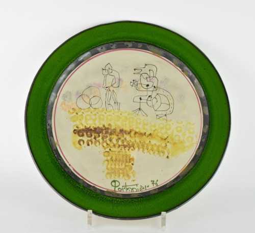 Portanier, Plat au marli vert