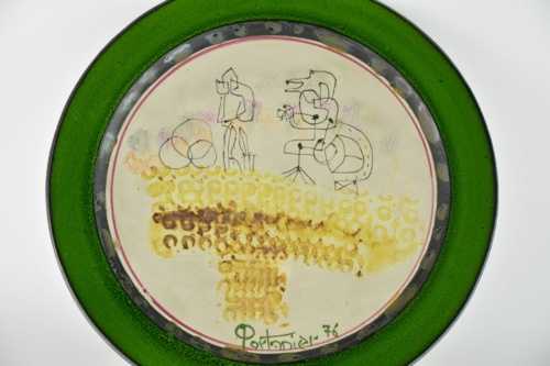 Portanier, Plat au marli vert – Image 2